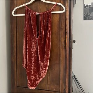 Velour Bodysuit
